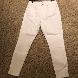 Loft White Jeans